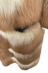 Rare c.1968- 1972 Christian Dior Two Toned Sheepskin Fur Coat