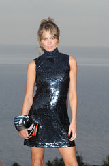 2015 Pre-Fall Christian Dior by Raf Simons Silver Sequin Shift Dress