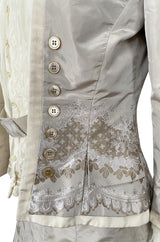 Spring 2005 Alexander McQueen 'It's Only a Game' Runway Skirt & Jacket Set