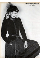 A/W 1976-1977 Yves Saint Laurent Corduroy Russian Collection Coat