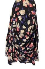 Iconic Resort 2008 Prada Runway & Ad Campaign Silk Floral Couture Dress