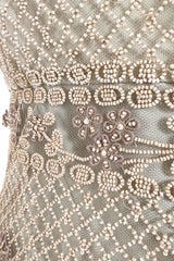 Spectacular Resort 2014 Valentino Fully Beaded Pale Pinky Nude Silk & Net Dress