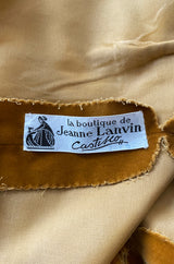 Rare 1950s Jeanne Lanvin - Castillo Demi Couture Beaded Velvet Set