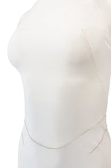 Documented Fall 2001 Azzedine Alaia Couture Runway Dress in Ivory