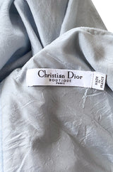 Spring 2007 John Galliano for Christian Dior Pale Blue Silk Voluminous Dress