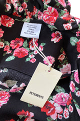 Spring 2016 Vetements Runway Over-Sized Floral Dress Unworn w Tags