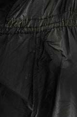 Teens or 1920s Ballas Hess Black Silk Jacket w Gorgeous Pockets & Sleeves