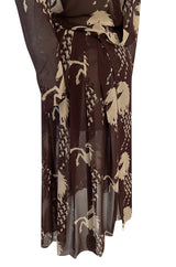Iconic & Rare Spring 2001 Chloe by Stella McCartney Look 11 Runway Horse Print Dress