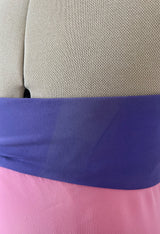 Prettiest Spring 2008 Valentino Runway Strapless Dress in Pink Yellow & Purple