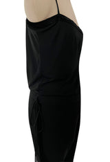 Fall 2009 Gucci by Frida Giannini Ad Campaign Black Jersey Draped Back Jumpsuit