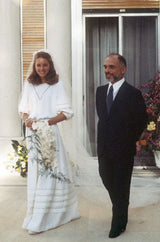 Spring 1978 Unlabeled Christian Dior Haute Couture Silk Dress w Floral Belt