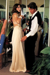 1978 Collection Rare Backless Red Halston Dress