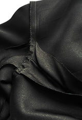 Chic Fall 1972 Christian Dior by Marc Bohan Haute Couture Black Silk Pant Set