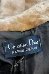 Gorgeous 1980s Christian Dior 'Teddy Bear Soft Thick Faux Fur Swing Tent Flare Coat