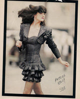 S1988 Patrick Kelly Strapless Ruffle Dress