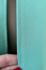 Rare 1978 Pierre Cardin Haute Couture Pale Mint Turquoise Silk Avante Garde Sack Dress