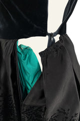 Documented Fall 1986 Valentino Haute Couture Very Full Skirted One Shoulder Dress