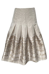 Spring 2005 Alexander McQueen 'It's Only a Game' Runway Skirt & Jacket Set