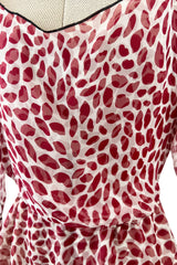 Light as Air Spring 2004 Yves Saint Laurent by Tom Ford Silk Chiffon Lip Dress