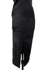 Ad Campaign Fall 2003 Christian Dior by John Galliano Runway Black Silk Halter Dress