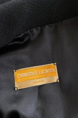 Immaculate 1990s Christian Lacroix Haute Couture Tailored Jacket w Extravagant Buttons