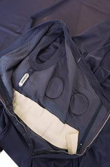 Museum Held 1975 Hubert de Givenchy Haute Couture One Shoulder Silk Dress w Matching Cape