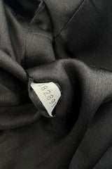 Superb Fall 2006 Chanel by Karl Lagerfeld Haute Couture Black Runway Dress w Shoulder Detailing