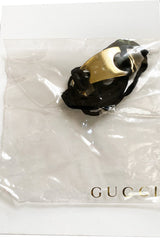 Important Fall 1996 Tom Ford for Gucci KeyHole Gown w Gold G-string Belt