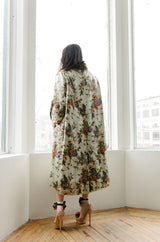 Documented 1957 Christian Dior Haute Couture Silk Monkey Print Coat