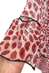 Light as Air Spring 2004 Yves Saint Laurent by Tom Ford Silk Chiffon Lip Dress