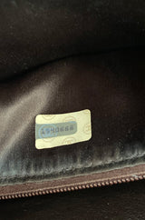 c. 1990 Chanel Quilted Camera Bag w Fringe Tassel & Front Flap Pocket
