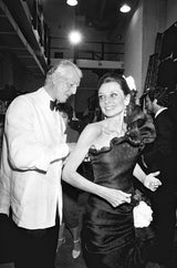 Spring 1982 Unlabeled Givenchy One Shoulder Purple Silk Dress