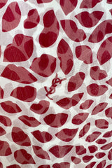 Light as Air Spring 2004 Yves Saint Laurent by Tom Ford Silk Chiffon Lip Dress