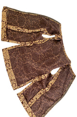 Extraordinary 1968 Christian Dior Documented Gold Metallic Silk Brocade Three Piece Dress Set