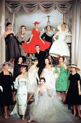 Spring 1959 Christian Dior Haute Couture Ivory & Silver Lace Dress