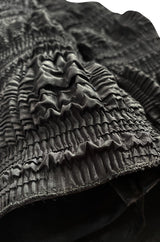 Fall 1998 Christian Lacroix Runway Black Velvet Dress W Signature Puffed Silk Taffeta Underskirt