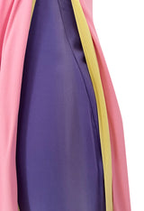 Prettiest Spring 2008 Valentino Runway Strapless Dress in Pink Yellow & Purple