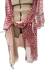 Light as Air Spring 2004 Yves Saint Laurent by Tom Ford Silk Chiffon Lip Dress