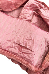 1960s Sybil Connolly Couture 'Non Chalance' Pink Pleated Linen Dress