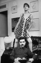 Iconic 1968 Paco Rabanne Chain Mail Dress in Silver & Gold Metal