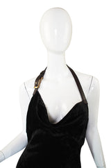 1990s Galliano for Christian Dior Velvet Gown