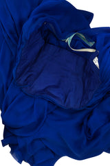 F/W 2004 Jean Louis Scherrer Haute Couture Runway Dress & Feather Cape