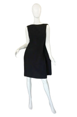 1950s Douglas Curry Caped Back Dress