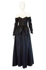 1950s Early Ceil Chapman Bustle Gown