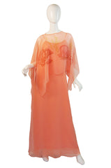 1960s Malcolm Starr Gown and Capelet