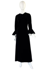 1960s Pierre Balmain Lace Cuffed Dress