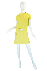 c1968 Pierre Cardin Couture Shift Dress