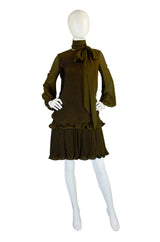 1960s Silk Chiffon Pierre Cardin Dress