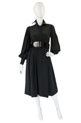 1960s Couture Silk Norman Norell Dress