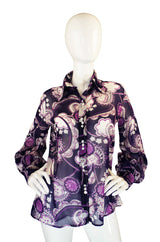 1970s Ballon Sleeve Ben Sherman Top